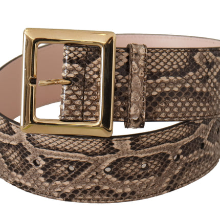 Ceinture en cuir élégante avec boucle de logo