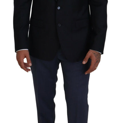 Élégant blazer martini bleu foncé