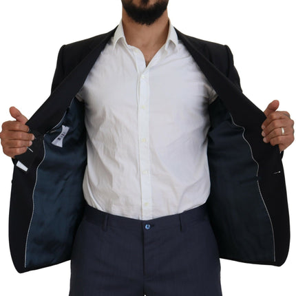 Élégant blazer martini bleu foncé