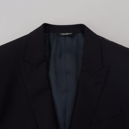 Élégant blazer martini bleu foncé