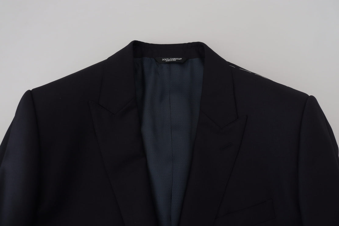 Élégant blazer martini bleu foncé