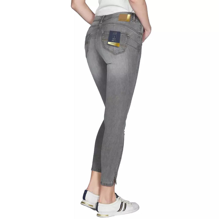 Jeggings push-up grigio chic per stile senza sforzo