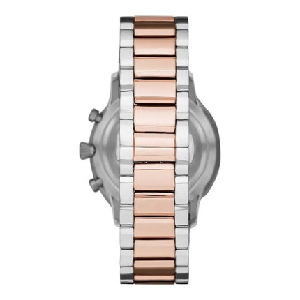 Elegante reloj de dos tonos para hombres