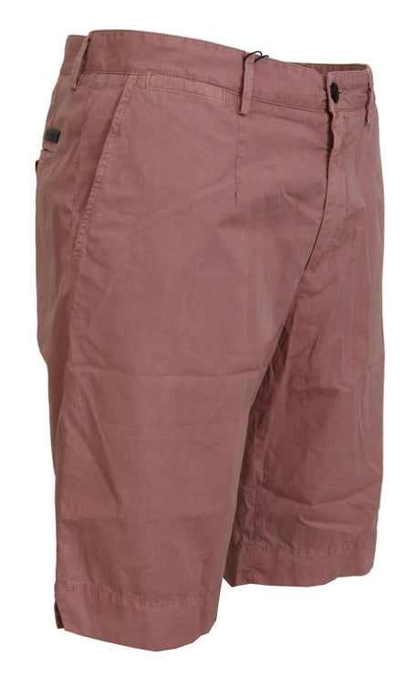 Squisiti pantaloncini in chino rosa per uomini