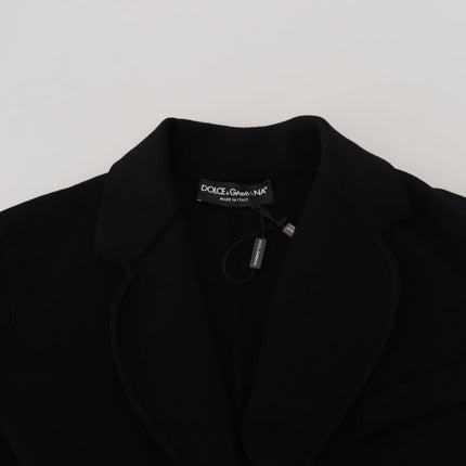 Veste à manches longues noires élégantes