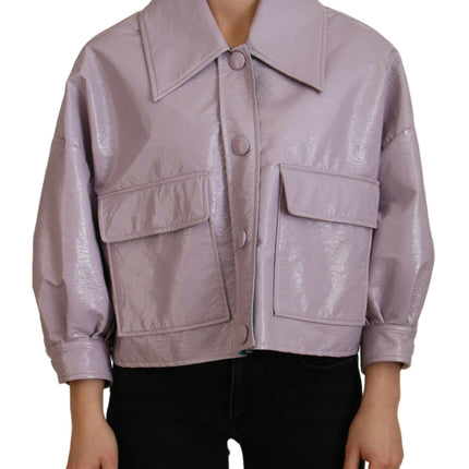 Jacket Cropped Purple Cropped - une déclaration de style