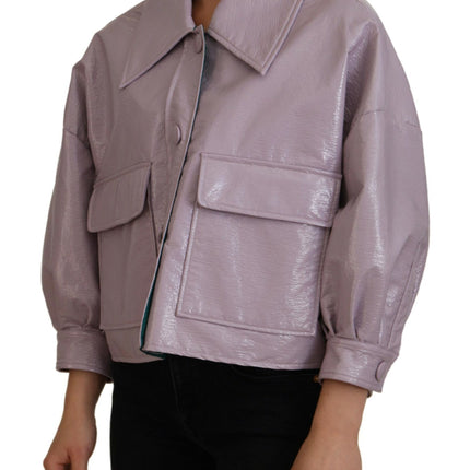 Jacket Cropped Purple Cropped - une déclaration de style