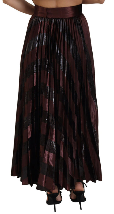 Elegante a-lijn maxi rok met hoge taille