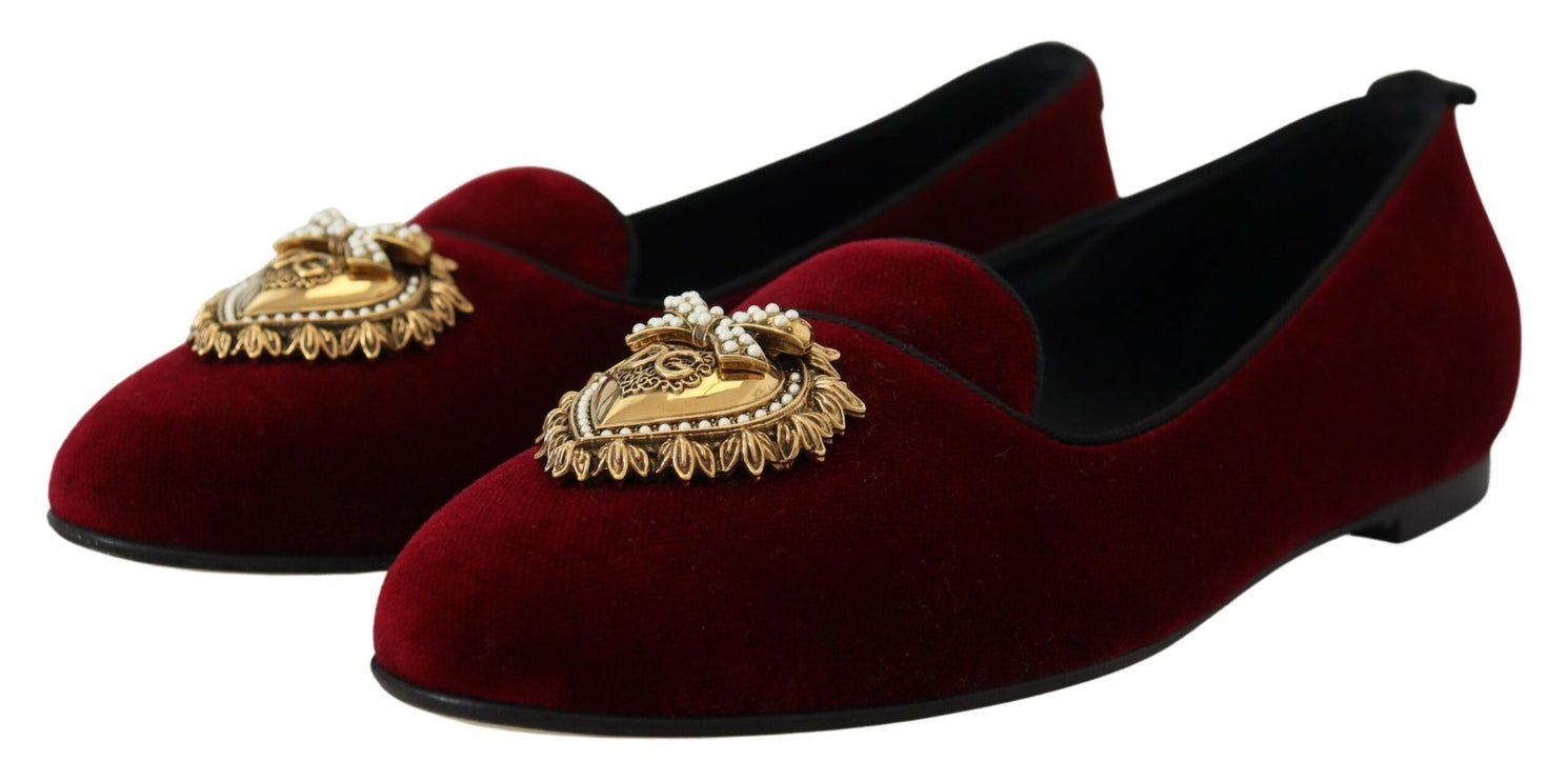 Mocasines de devoción de Velvet Burdeos