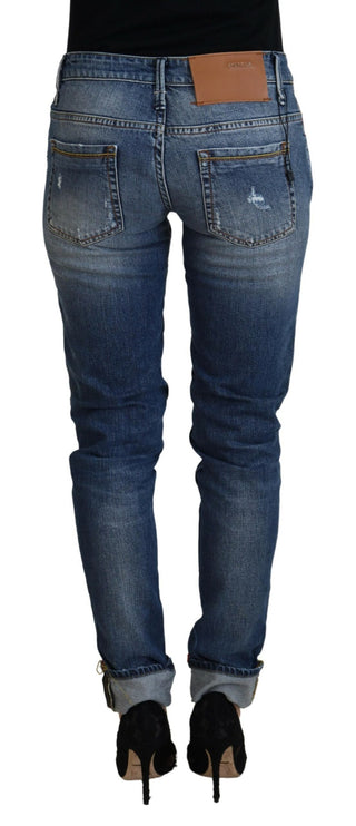 Sleek Skinny Low Waist Denim Jeans