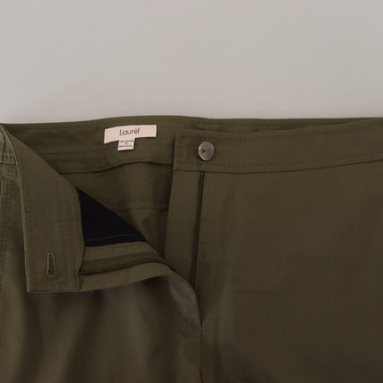 Elegantes pantalones verdes cónicos - ropa elegante para todos los días