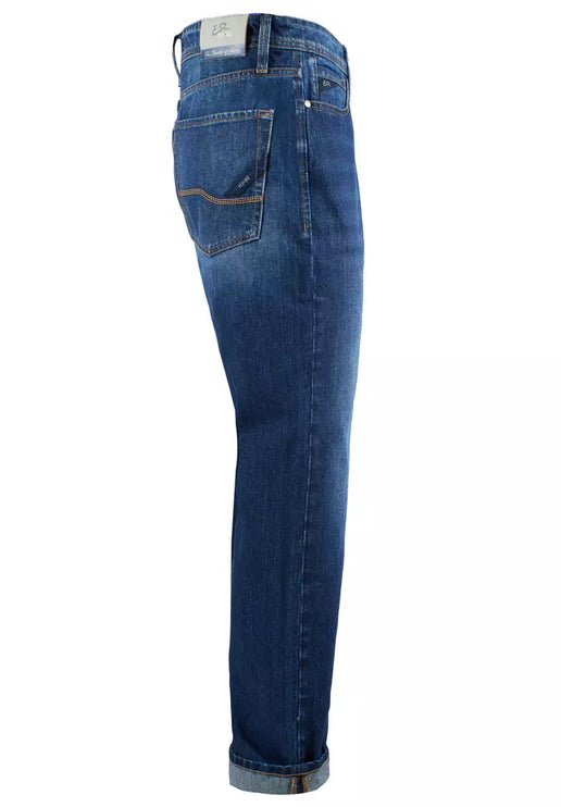 Chic Jeans de algodón azul de Fit Regular Fit For Men