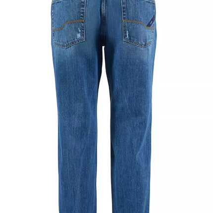 Blue Cotton Men Jeans