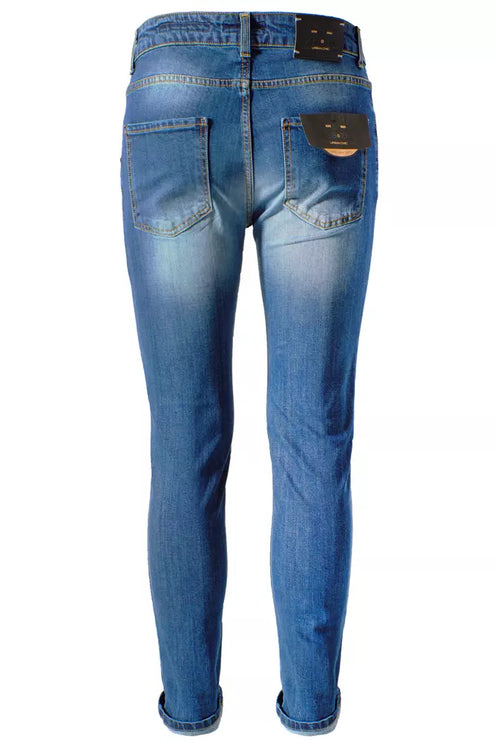 Chique Slim Fit heren jeans - veelzijdige blauwe denim