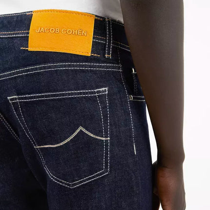 Italiaans gemaakte bandana detail jeans