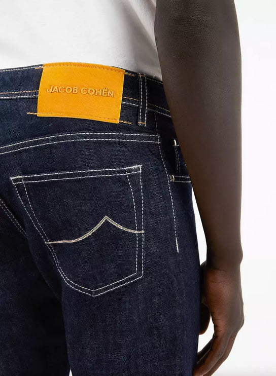 Italiaans gemaakte bandana detail jeans