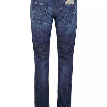 Elegante lichtblauwe stretch jeans