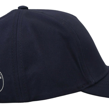 Elegante gorra de béisbol de algodón azul