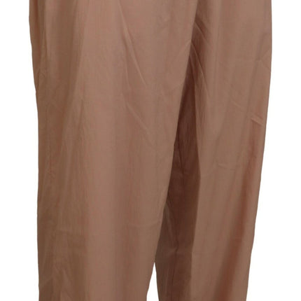 Elegant Peach Casual Sweatpants