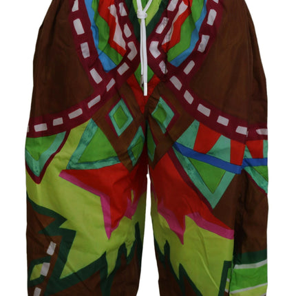 Pantalones cortos de natación impresos multicolores exclusivos