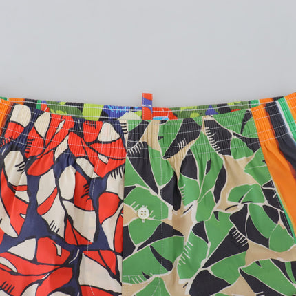 Pantalones cortos de natación de hombres florales multicolor