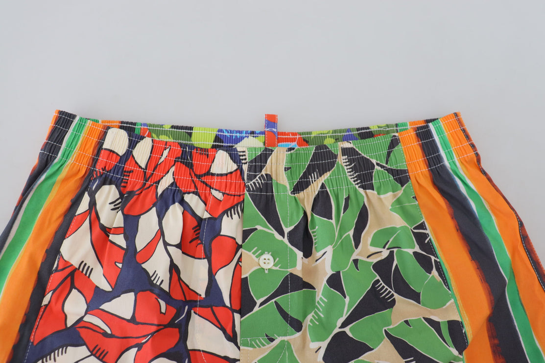 Pantalones cortos de natación de hombres florales multicolor