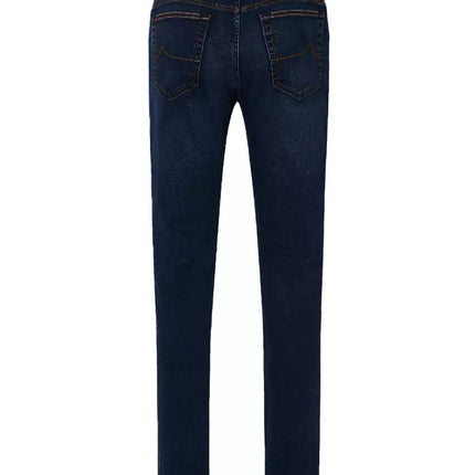 Blue Cotton Men Slim-fit Jean