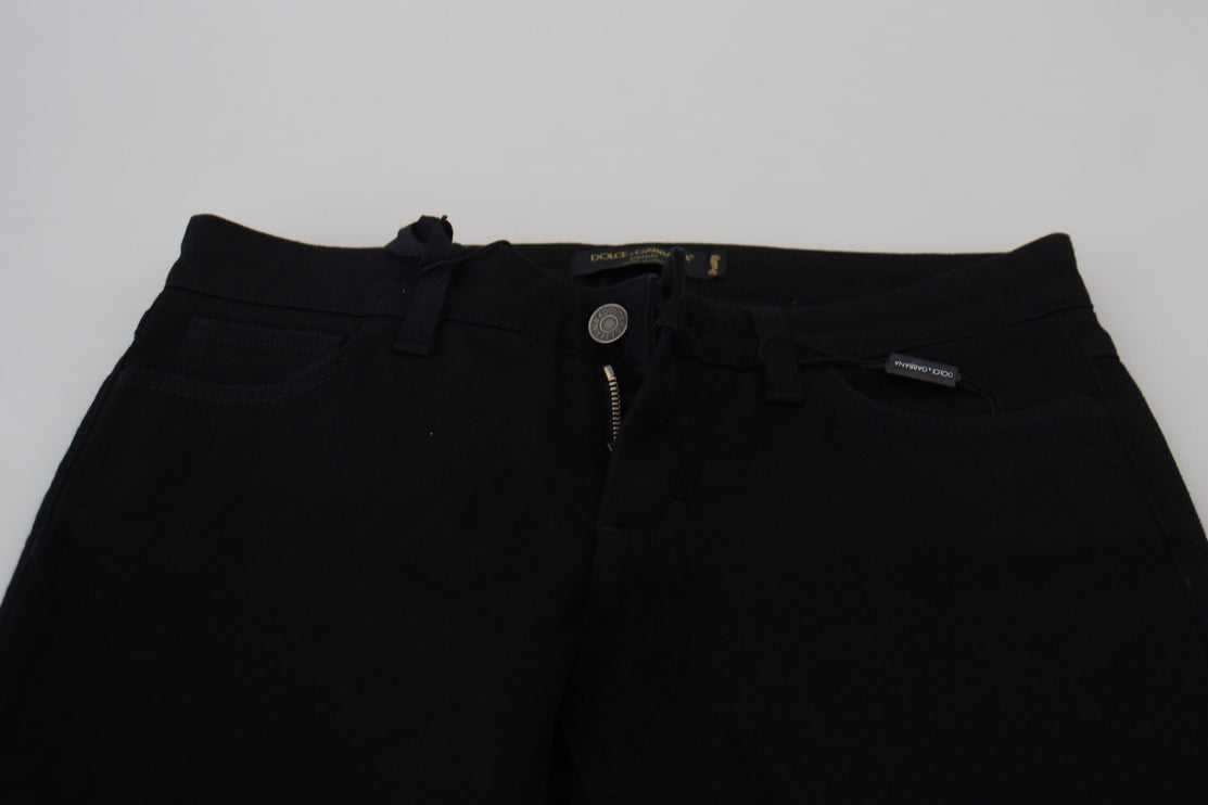 Elegante capolavoro di denim Black Slim Fit