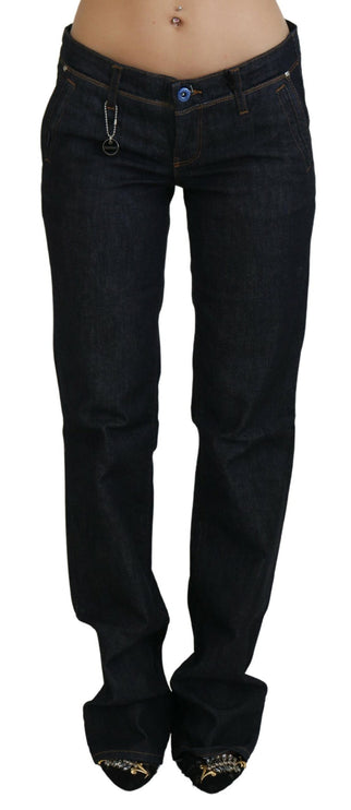 Jeans designer di gambe chic bassi bassi