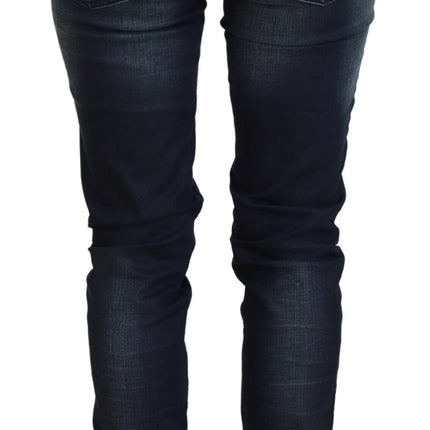 Chic Low Waist Slim Fit Denim Jeans