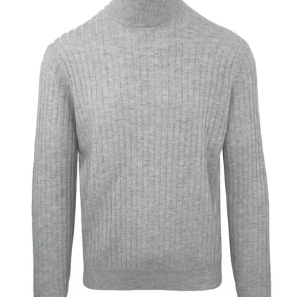 Elegant Wool Cashmere Turtleneck Sweater