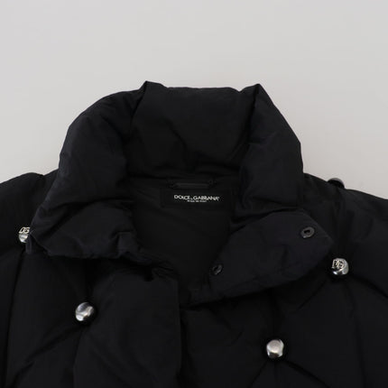 Veste de gilet sans manches noire élégante