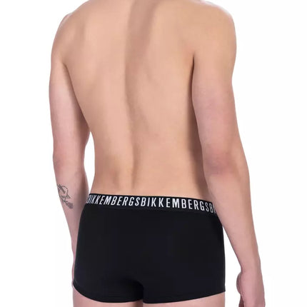 Black Cotton Men's Trunk