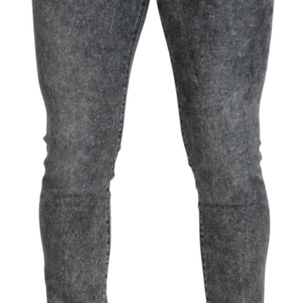 Elegant Grey Skinny Jeans