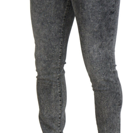 Elegant Grey Skinny Jeans