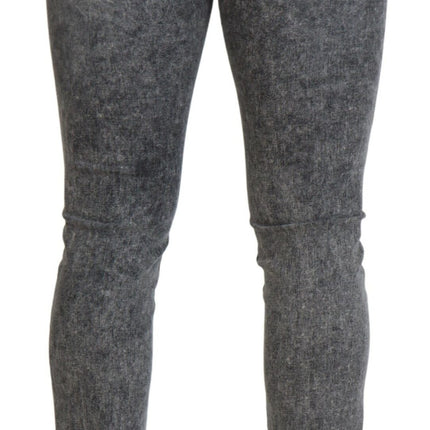 Elegant Grey Skinny Jeans