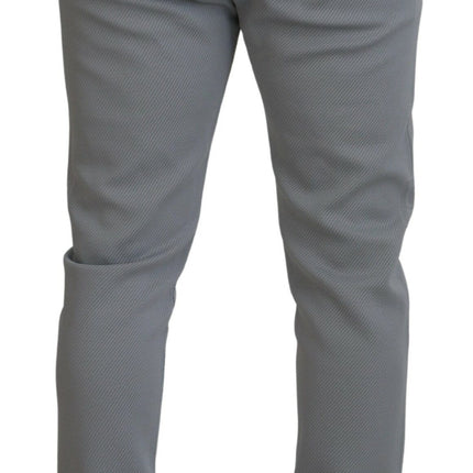 Elegantes pantalones de corredores grises