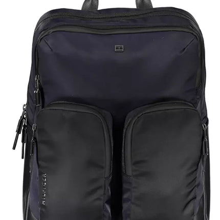 Blue Polyethylene Men Backpack