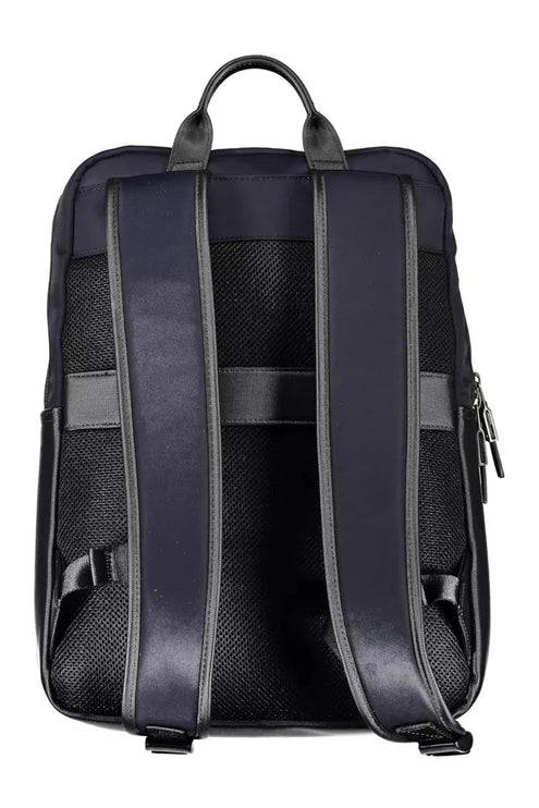 Blue Polyethylene Men Backpack