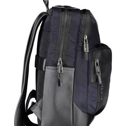 Blue Polyethylene Men Backpack