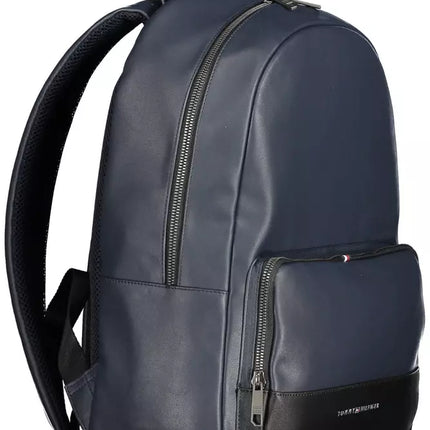 Blue Polyethylene Men Backpack