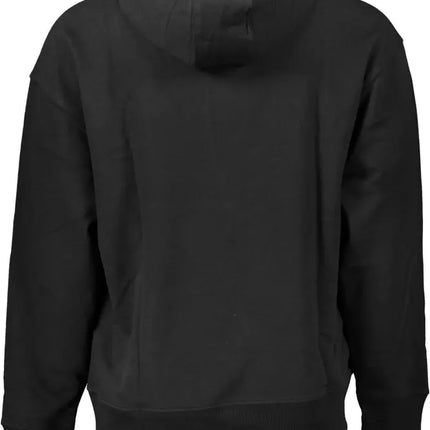 Black Cotton Men Sweater