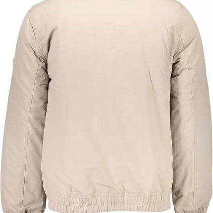 Beige Polyamide Men Jacket