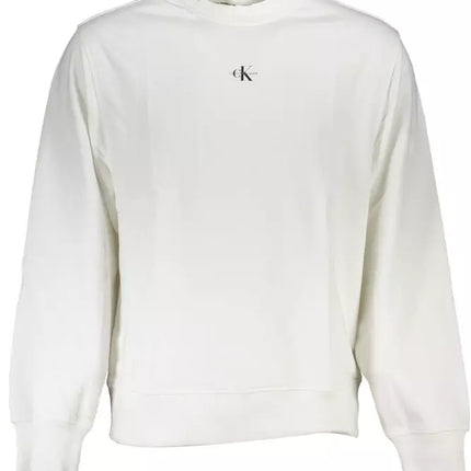 White Cotton Men Sweater