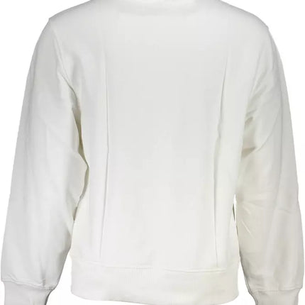 White Cotton Men Sweater