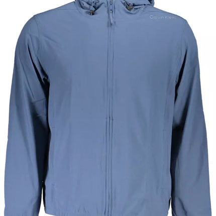 Blue Polyester Men Sweater