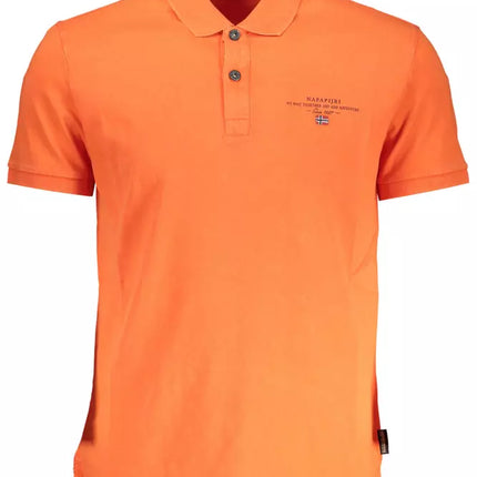 Polo de logo brodé rose