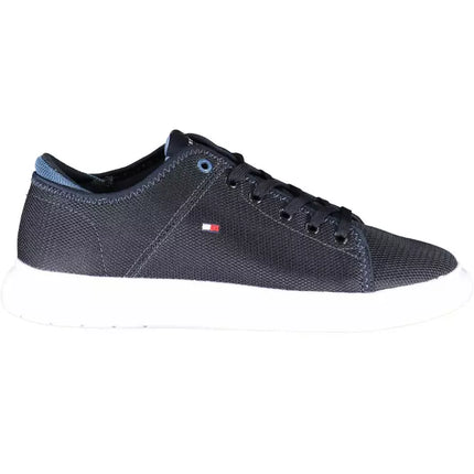 Blue Polyester Men Sneaker