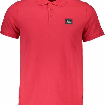 Polo en coton rose élégant avec des détails chics