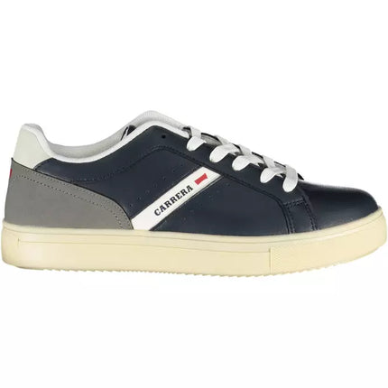 Blue Carrera Sports Sneakers con acentos contrastantes